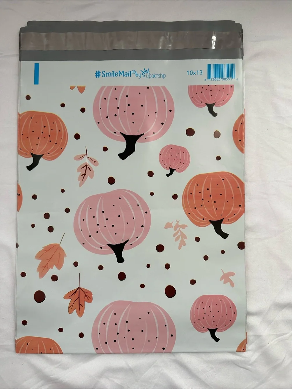Halloween Poly Mailers Variety Pack 10x13 Candy Corn Pumpkin Pink 25 Count